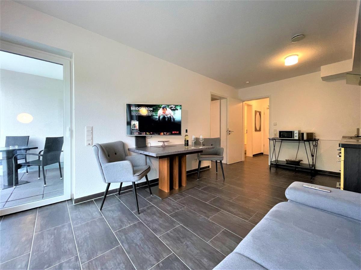 Moselpromenade Villa Moselufer, Panorama & Burg Cochem Blick, Netflix, Balkon Exterior foto